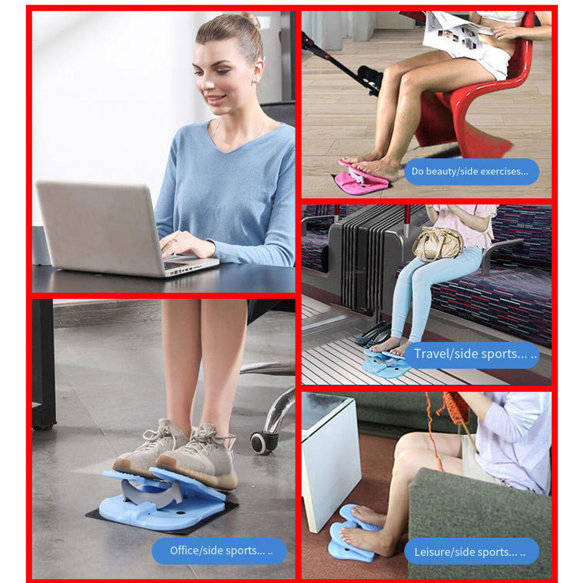 Indoor Mini Stepper Fitness Machine Leg Workout Cardio Trainer Home Exercise AU