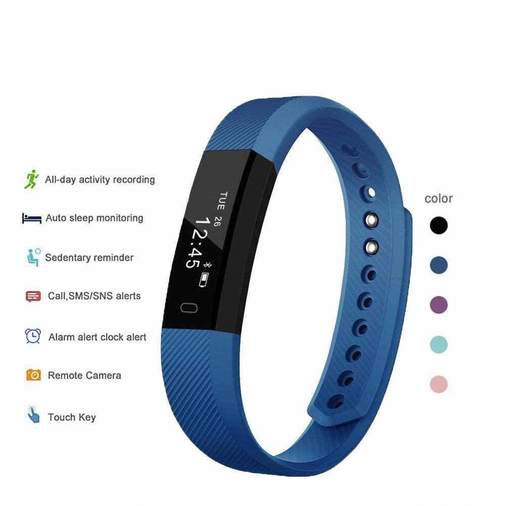 Activity tracker smart watch with slim design - close up