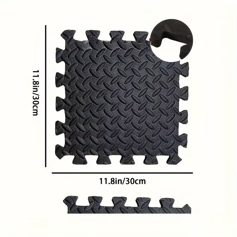 8/16 Pcs Foam Fitness Non Slip Yoga Mat Fitness Floor Tile Protection Pad Fitness Equipment Mat Suitable for Indoor Fitness