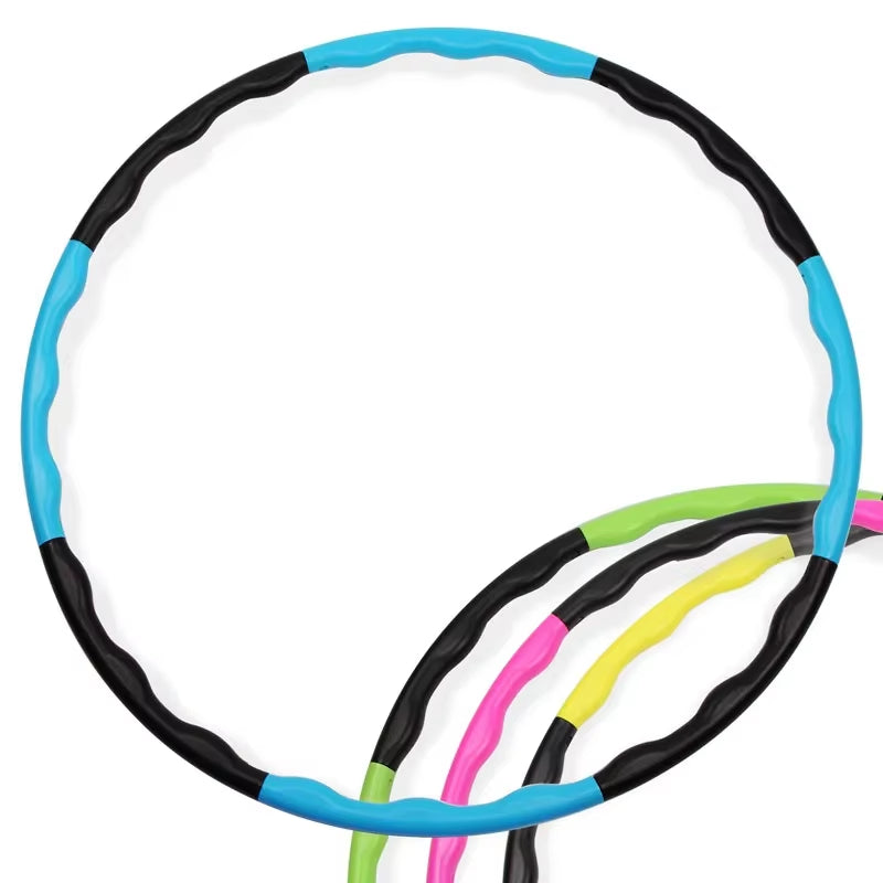 1X 9/8/7 Tubes Yoga Detachable Pilates Hoop Waist Exercise Slimming Sports Hoops Body Building Massage Gym Loss Weight Hoop