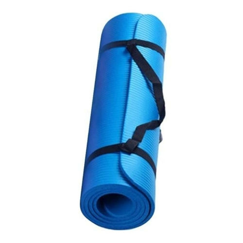 Large non-slip yoga and fitness mat – flat lay detail