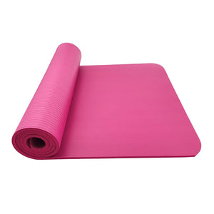 Non-slip fitness mat for yoga and exercise - side view